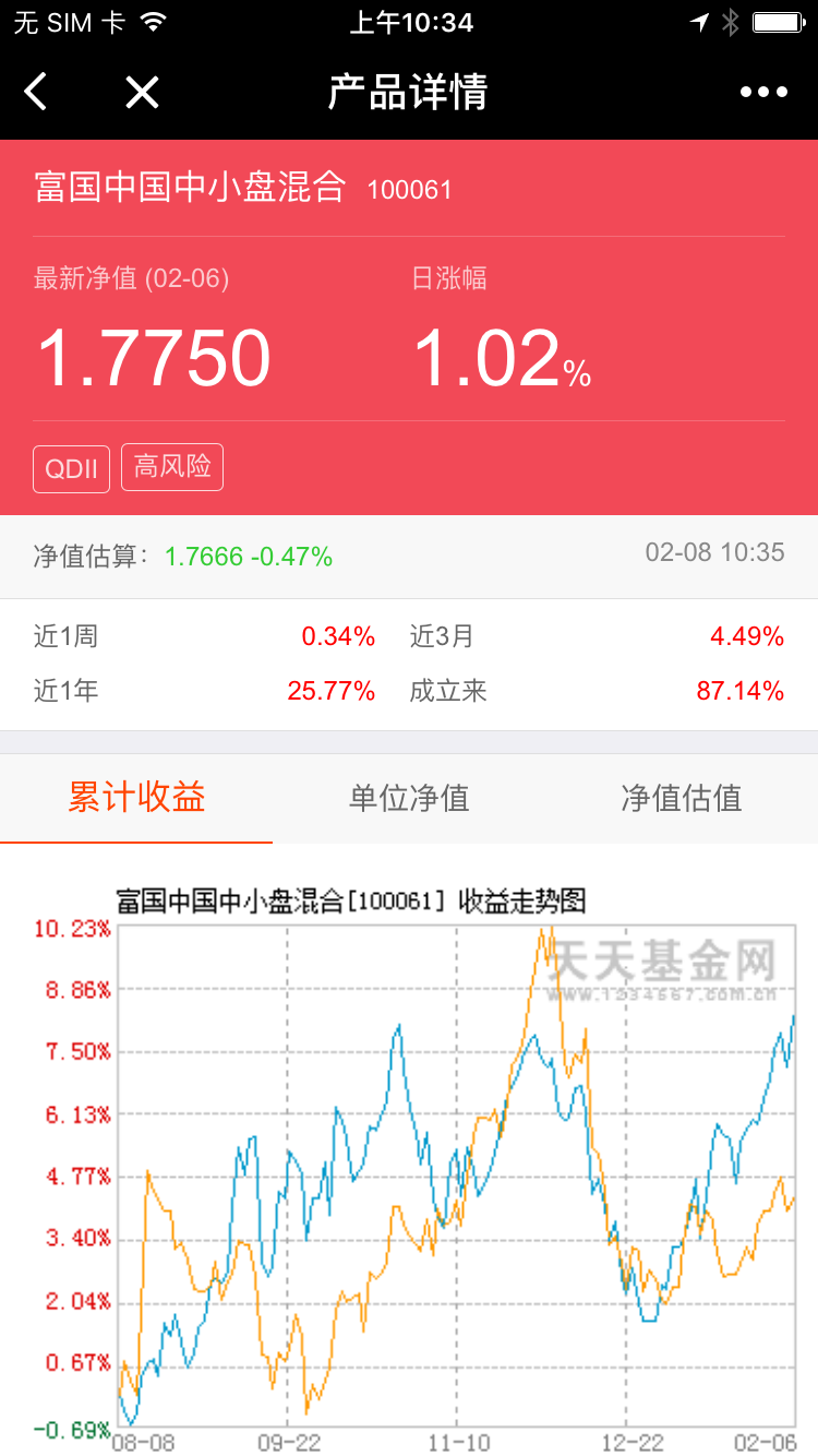 天天基金+截圖