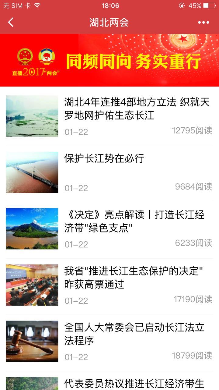 湖北兩會截圖