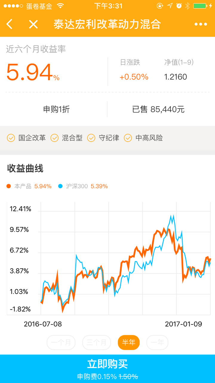 蛋卷基金-简单买基金截图